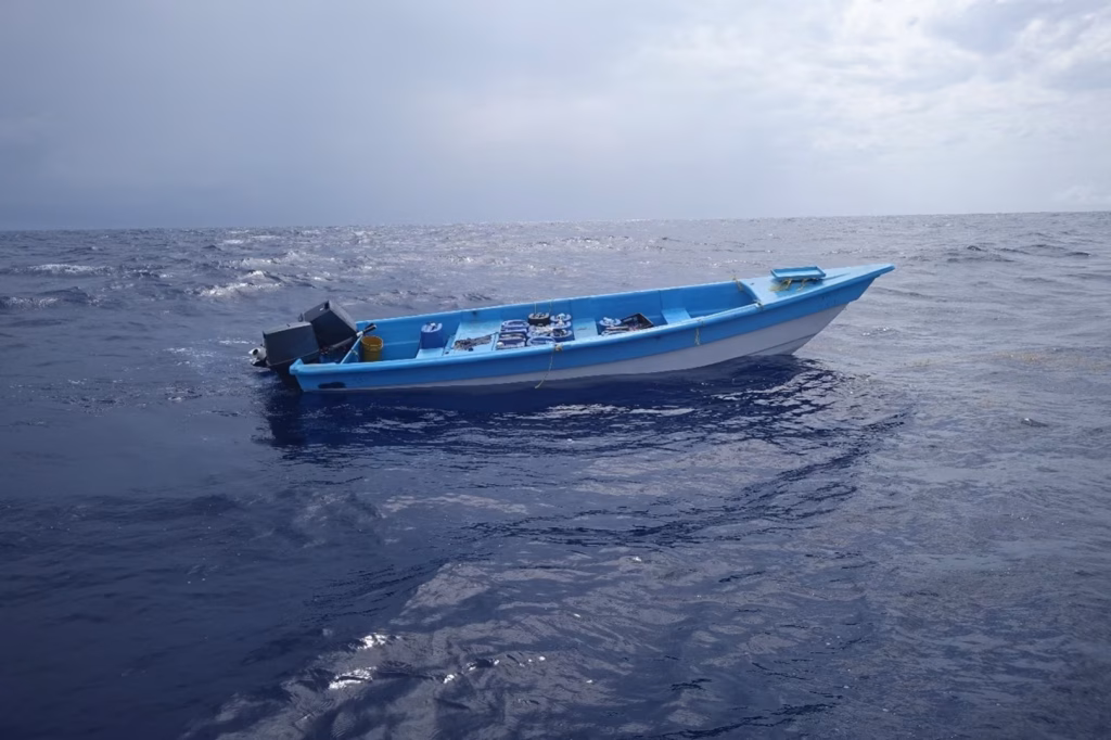 HE DIDN’T MISS! US Military Catches A Cartel Boat Slippin’ In The Middle Of The Ocean And Unloads On ‘Em From A Helicopter!