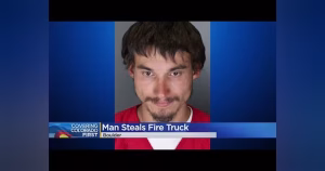 Colorado Man Arrested After Stealing Fire Truck and Crashing It Into a Creek